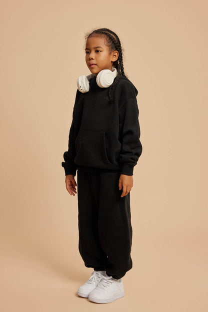 Waynew 365G Heavyweight Fleece Kids Hoodie