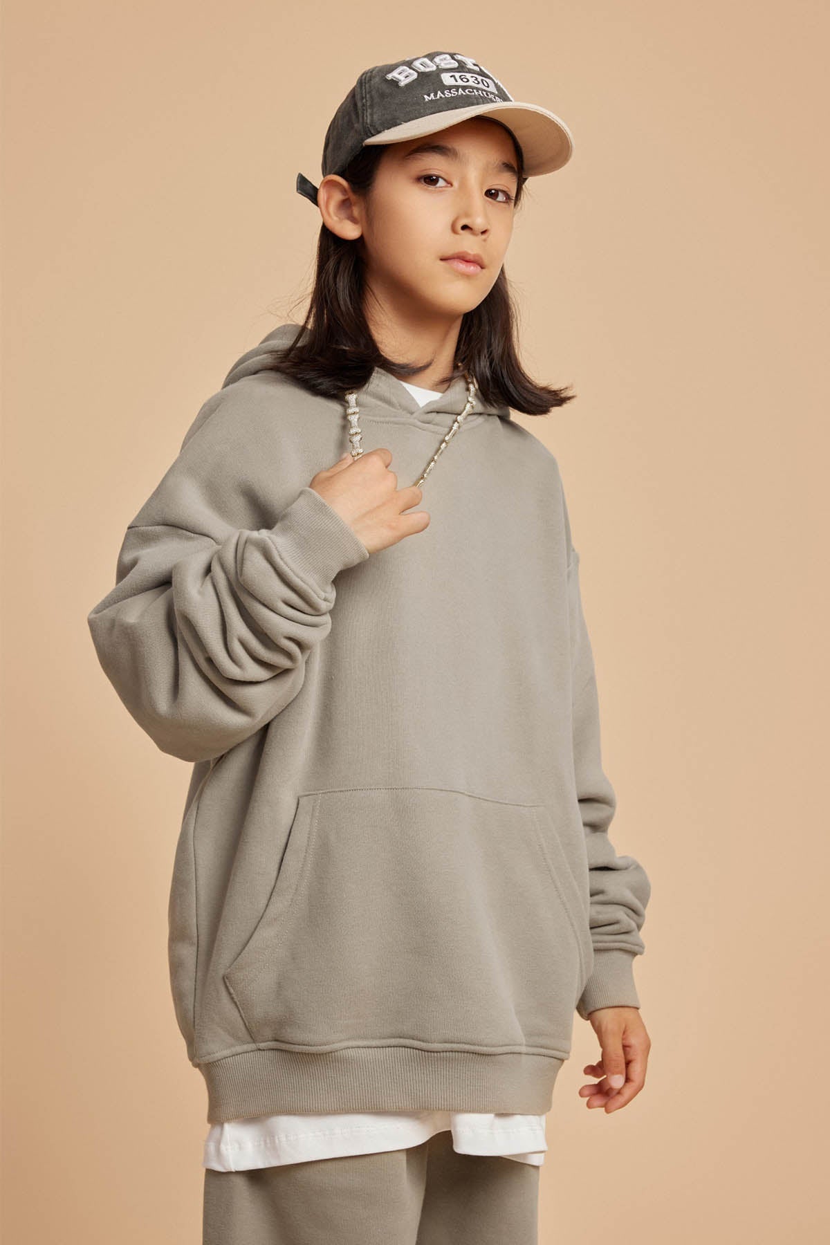 Waynew 365G Heavyweight Fleece Kids Hoodie