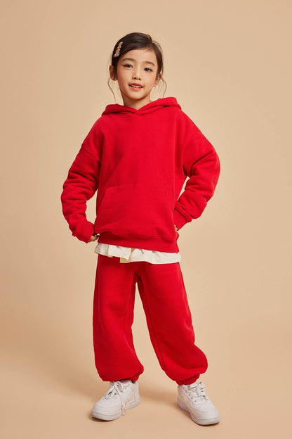 Waynew 365G Heavyweight Fleece Kids Hoodie