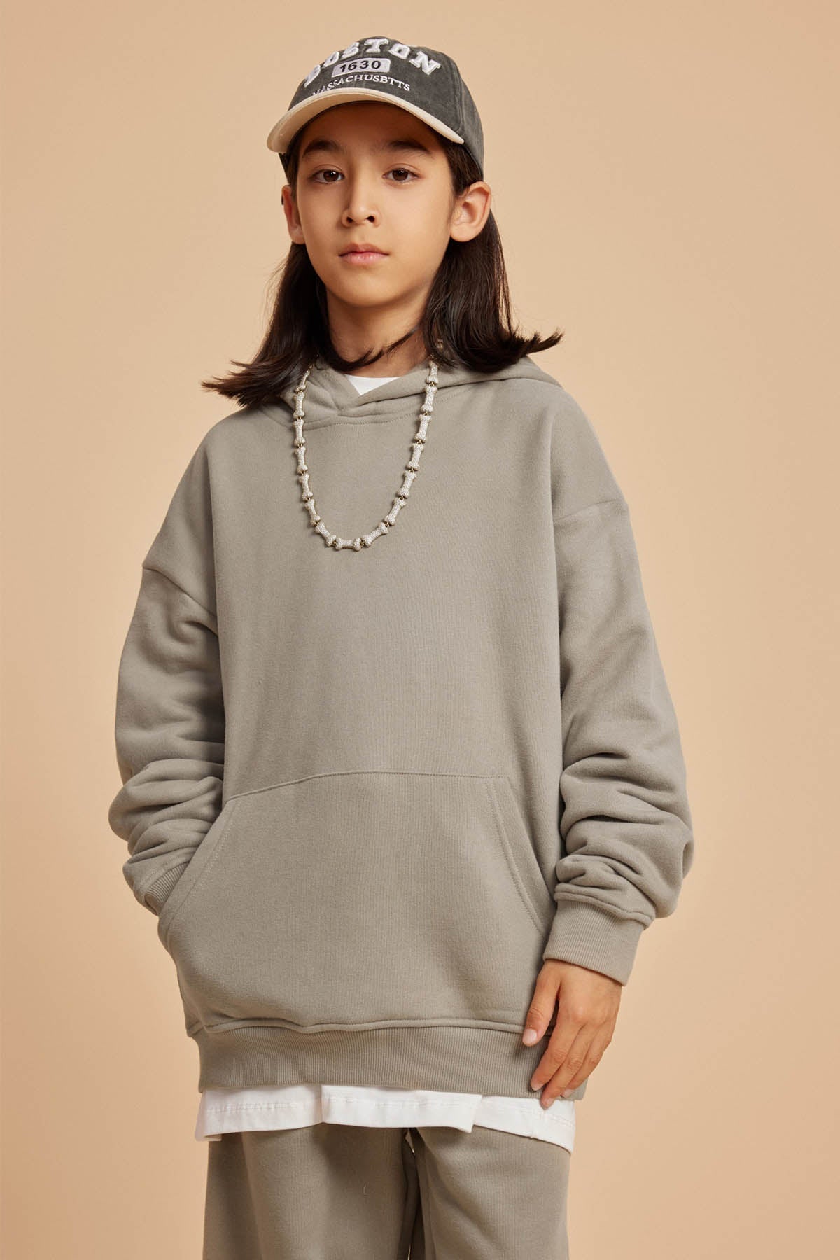 Waynew 365G Heavyweight Fleece Kids Hoodie