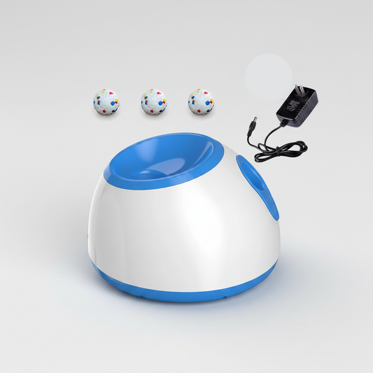 Waynew Smart Automatic Dog Ball Launcher - Interactive Heavy-Duty Pet Toy with Adjustable Distance Settings