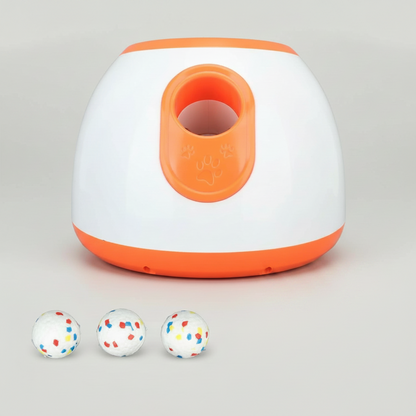 Waynew Smart Automatic Dog Ball Launcher - Interactive Heavy-Duty Pet Toy with Adjustable Distance Settings