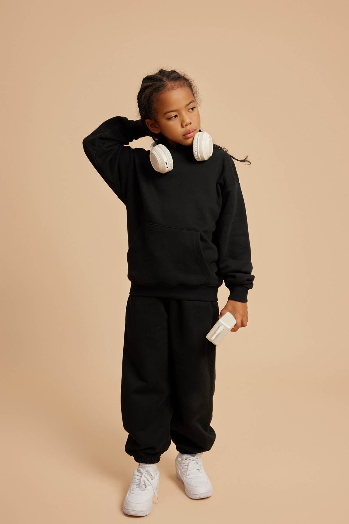 Waynew 365G Heavyweight Fleece Kids Hoodie